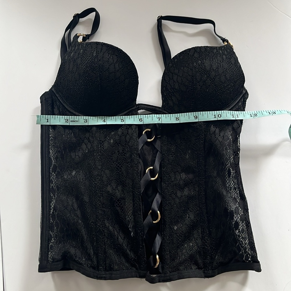 Victoria’s Secret Women’s Black Bustier Xs - Picture 4 of 6